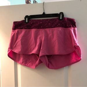 Pink Lululemon Shorts
